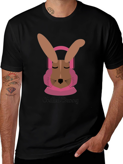 Camiseta Hombre Conejo Relajado