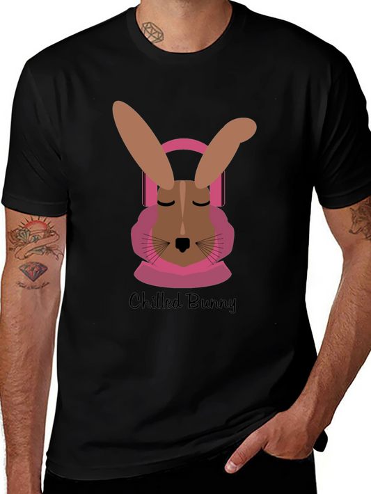 Camiseta Hombre Conejo Relajado