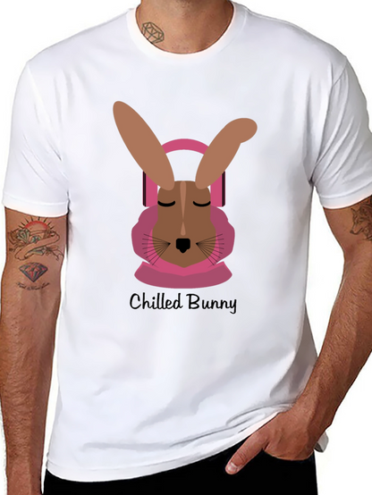 Camiseta Hombre Conejo Relajado