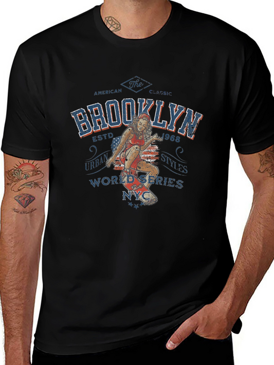 Camiseta Brooklyn Vintage para Hombre