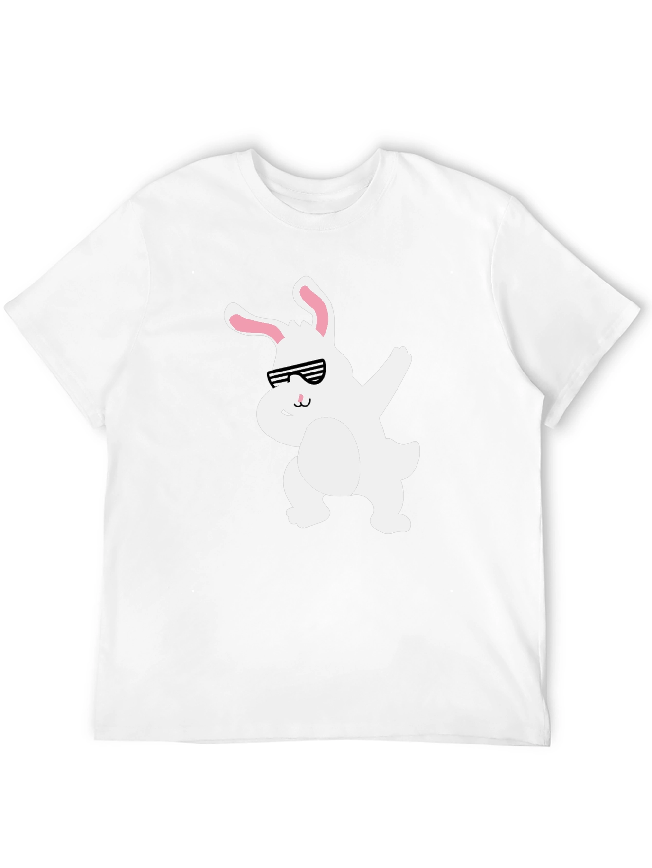 Camiseta Negra con Conejo Dabbing