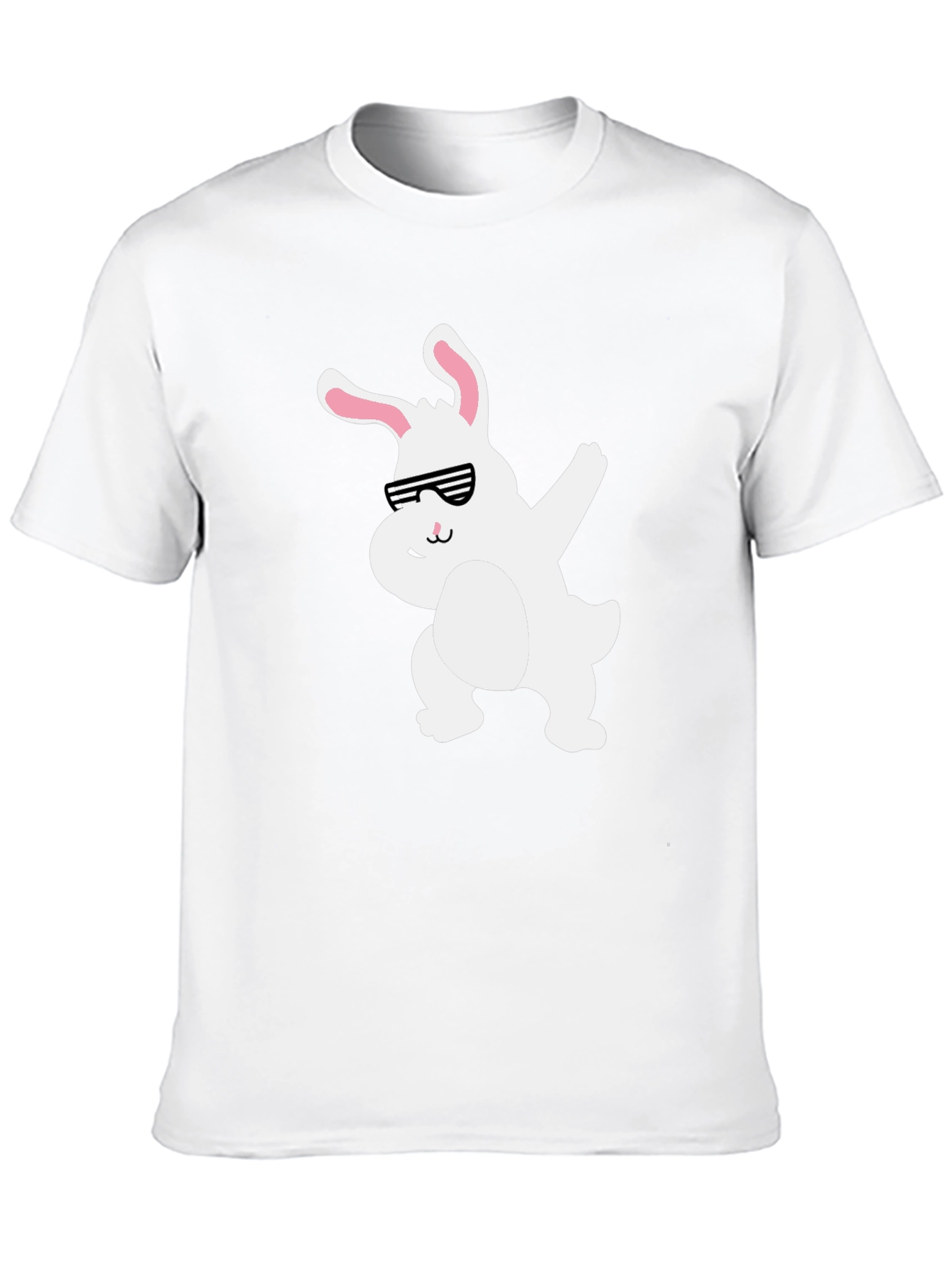 Camiseta Negra con Conejo Dabbing