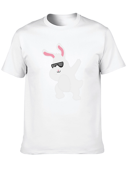 Camiseta Negra con Conejo Dabbing