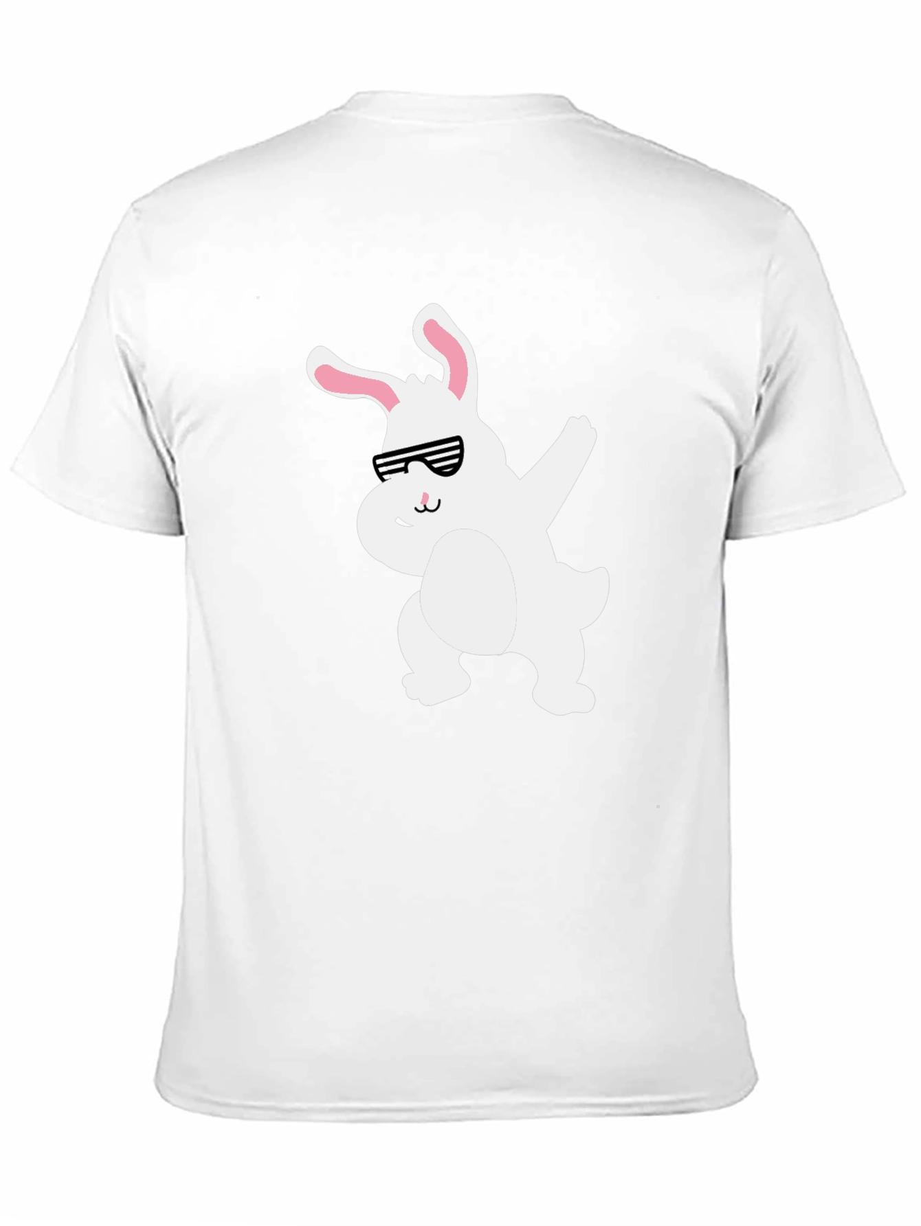 Camiseta Negra con Conejo Dabbing