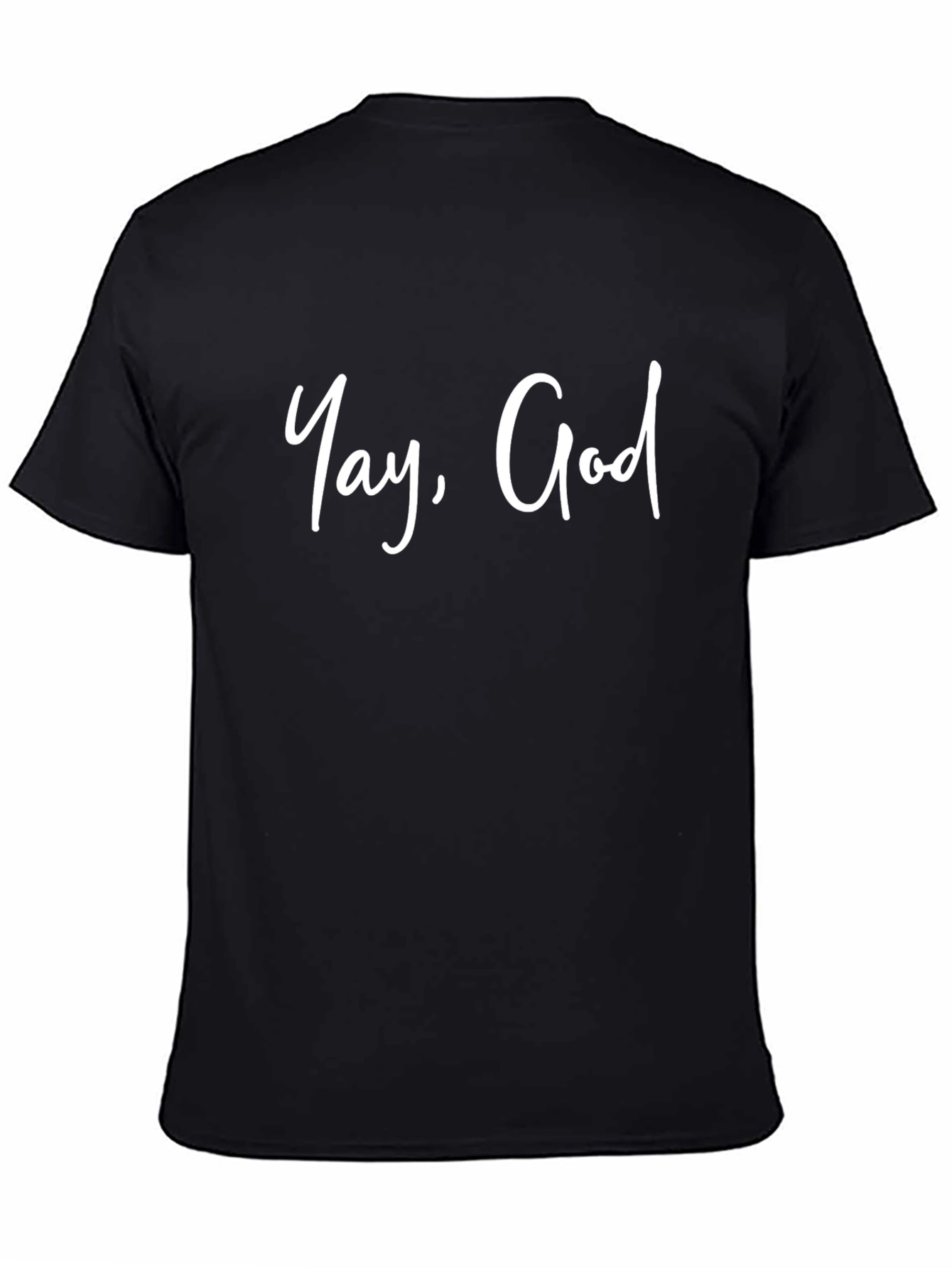 Camiseta Negra Yay God para Hombre