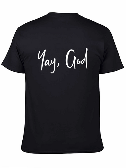 Camiseta Negra Yay God para Hombre