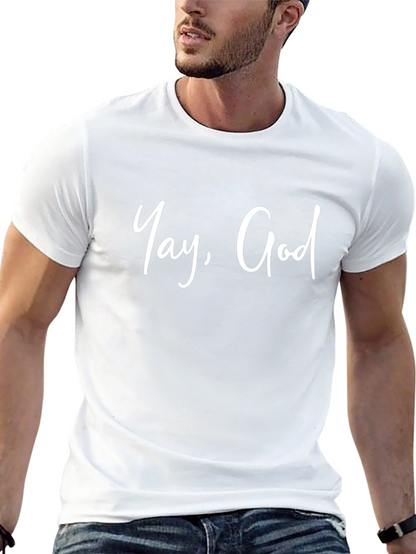 Camiseta Negra Yay God para Hombre