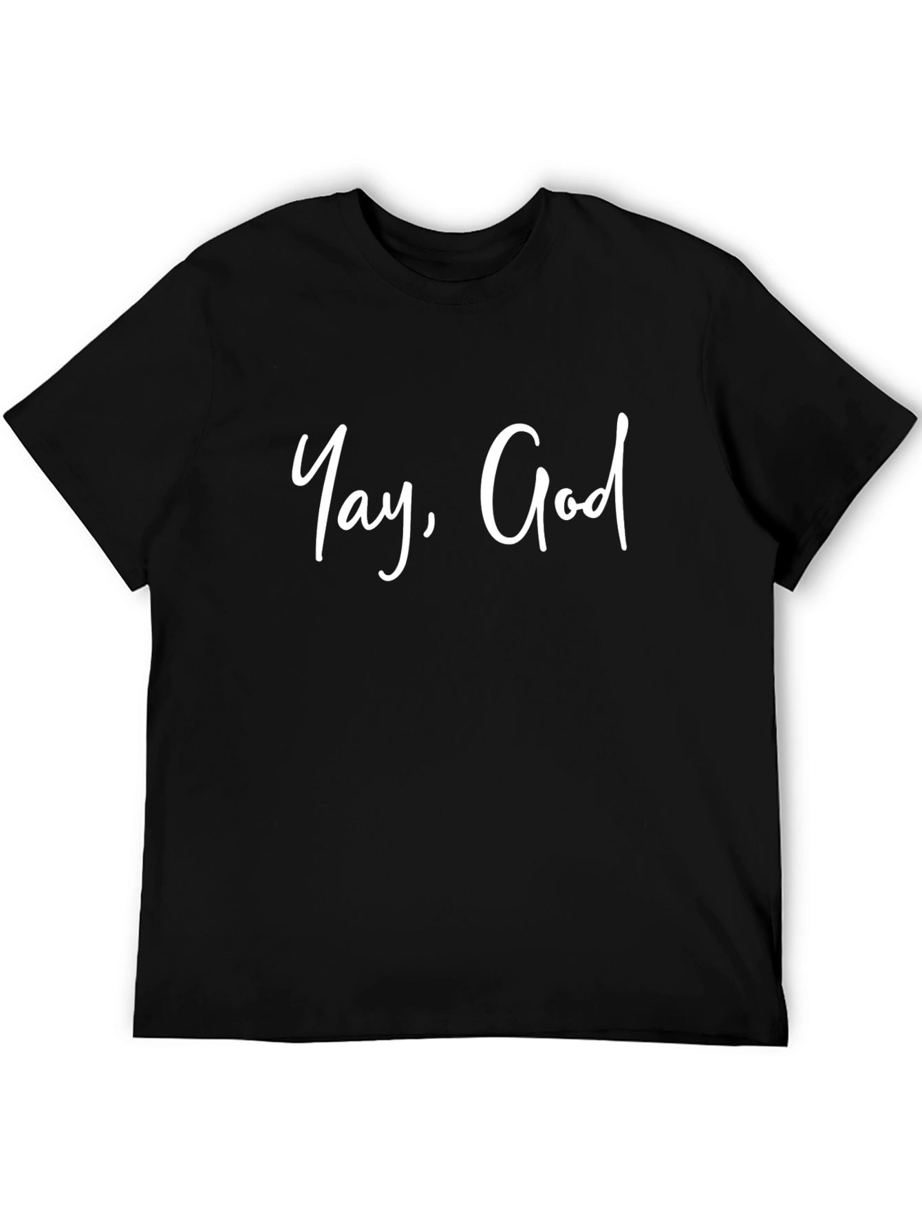 Camiseta Negra Yay God para Hombre