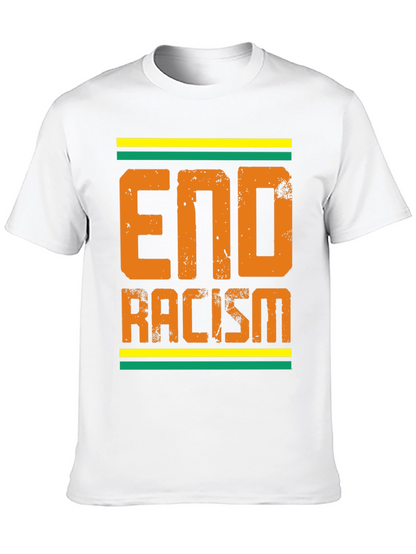 Camiseta End Racism con Diseño Gráfico