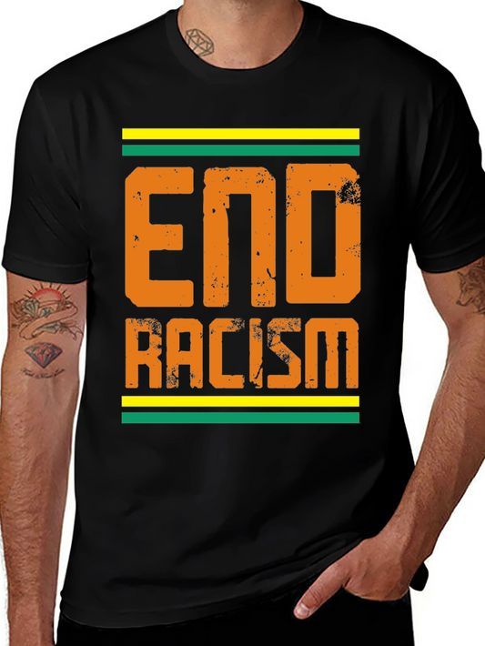 Camiseta End Racism con Diseño Gráfico