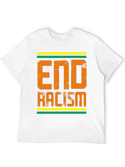Camiseta End Racism con Diseño Gráfico