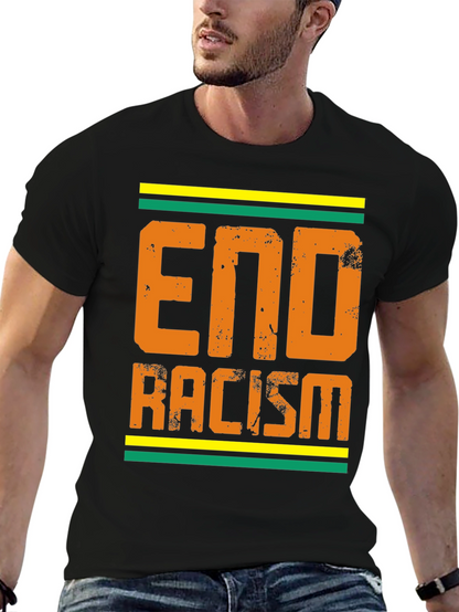 Camiseta End Racism con Diseño Gráfico