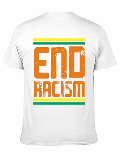 Camiseta End Racism con Diseño Gráfico