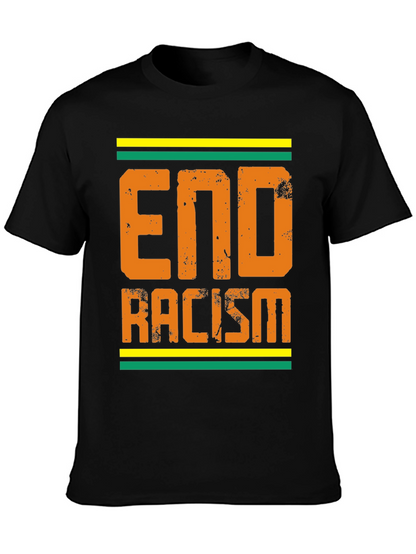 Camiseta End Racism con Diseño Gráfico