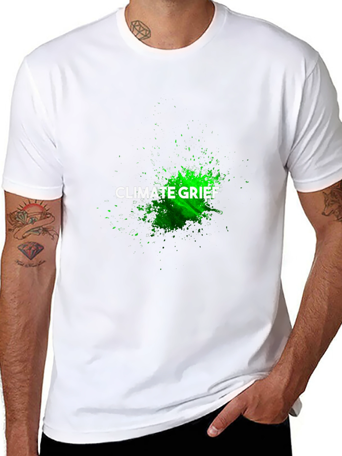 Camiseta Negra Climate Grief