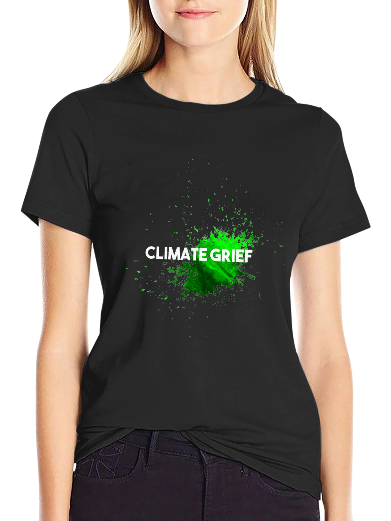 Camiseta Negra Climate Grief