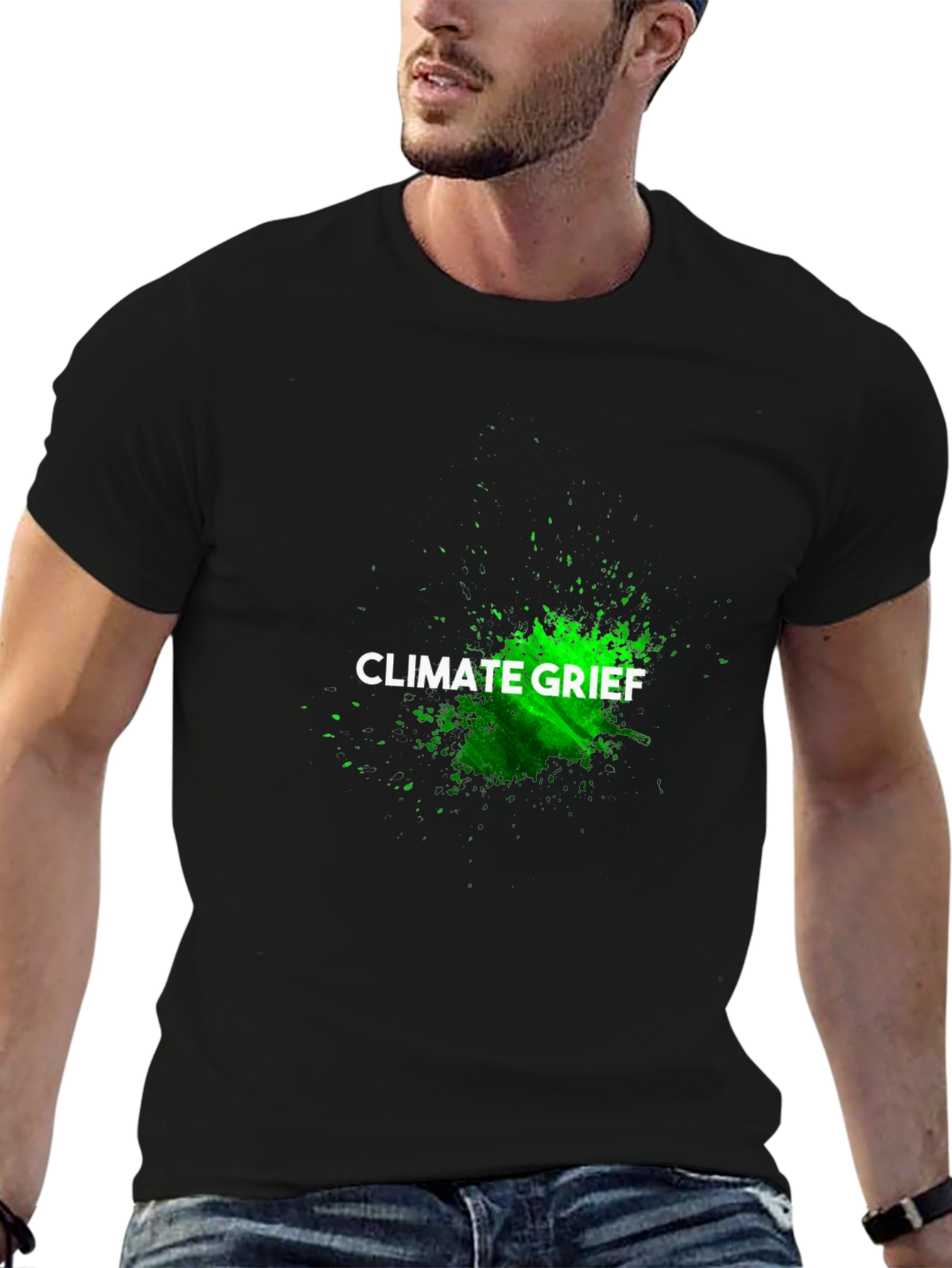 Camiseta Negra Climate Grief