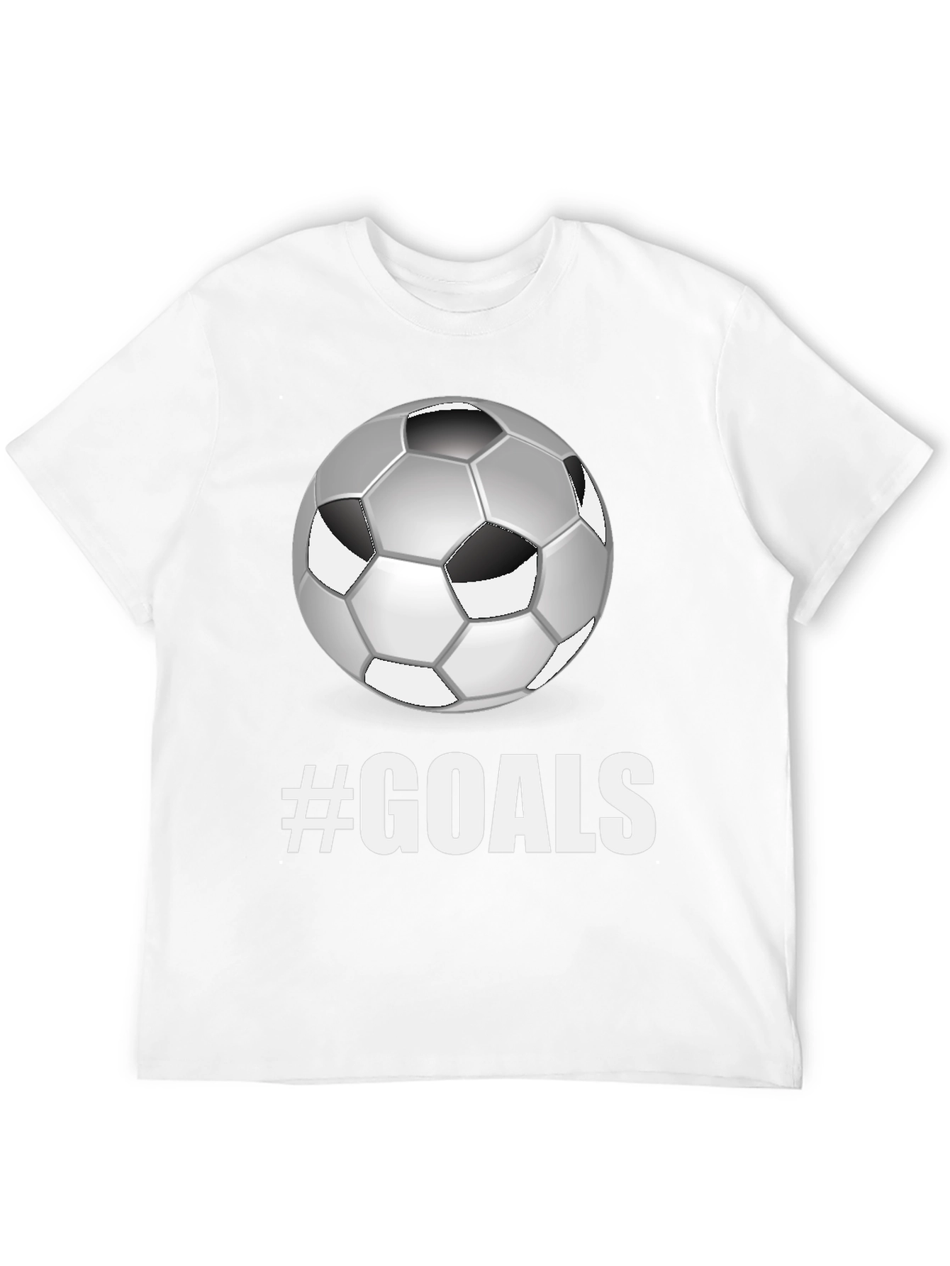 Camiseta Negra Fútbol #GOALS