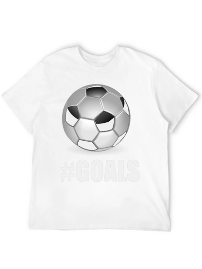 Camiseta Negra Fútbol #GOALS
