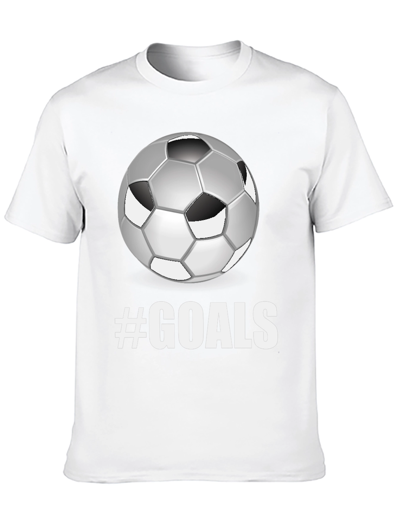 Camiseta Negra Fútbol #GOALS