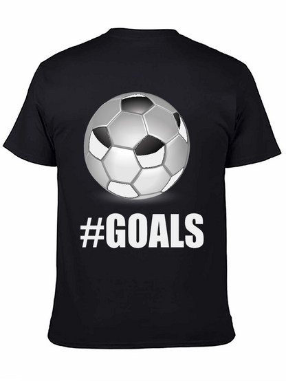 Camiseta Negra Fútbol #GOALS