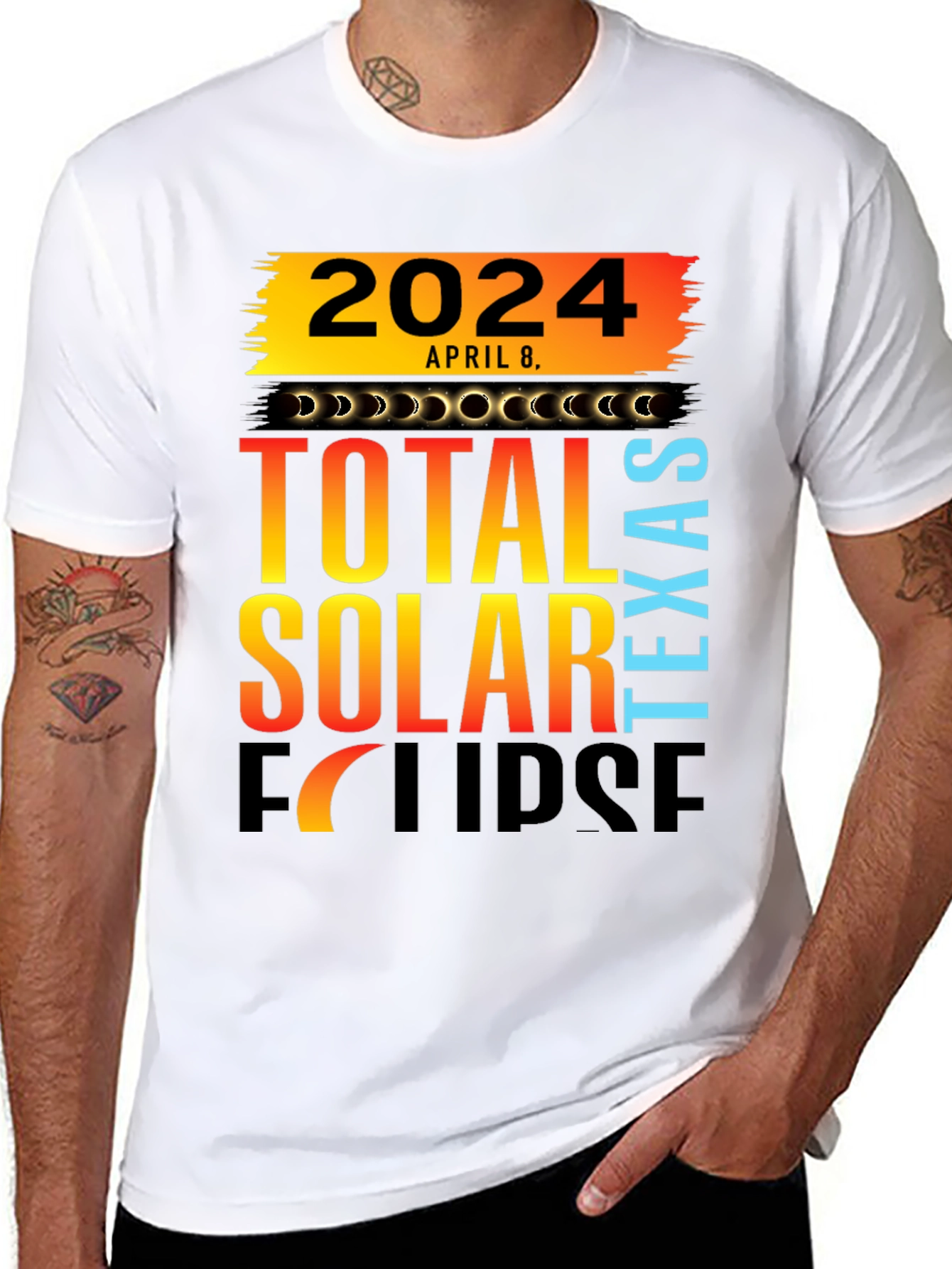Camiseta Eclipse Solar Total Texas 2024