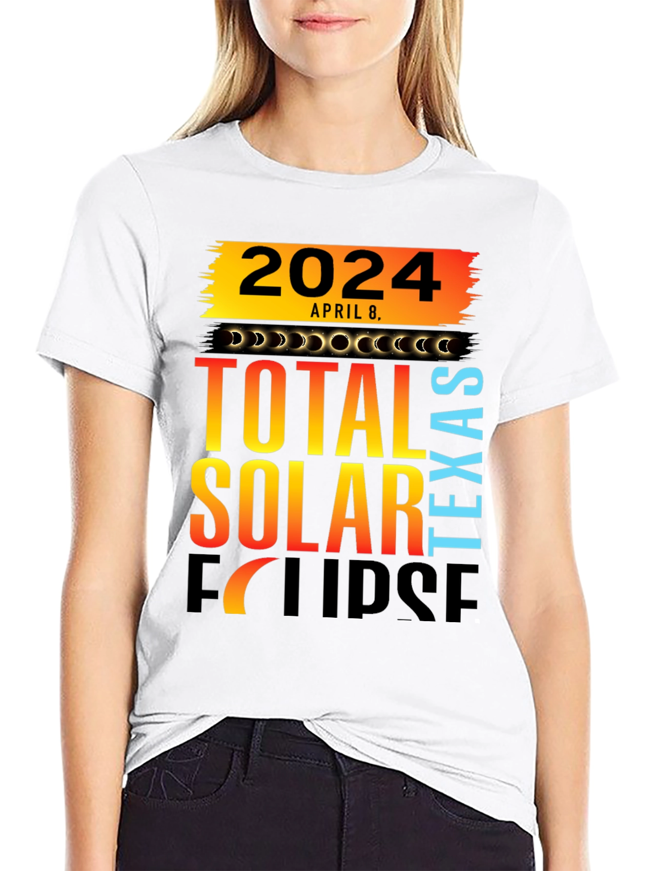 Camiseta Eclipse Solar Total Texas 2024