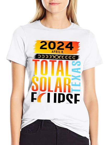 Camiseta Eclipse Solar Total Texas 2024