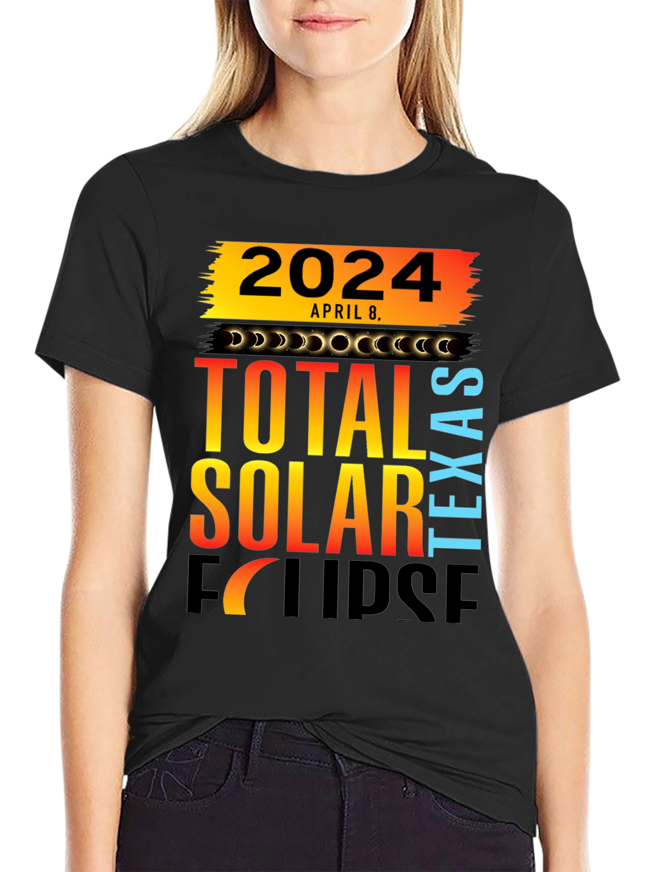 Camiseta Eclipse Solar Total Texas 2024