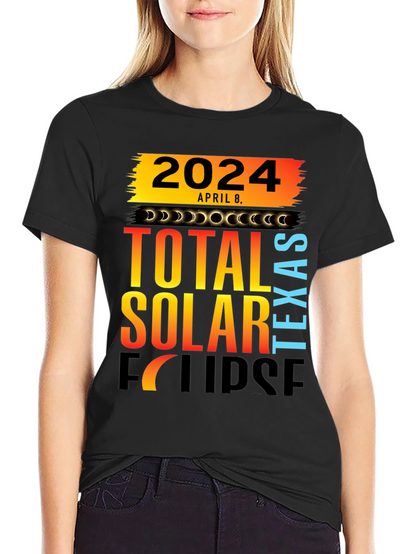 Camiseta Eclipse Solar Total Texas 2024