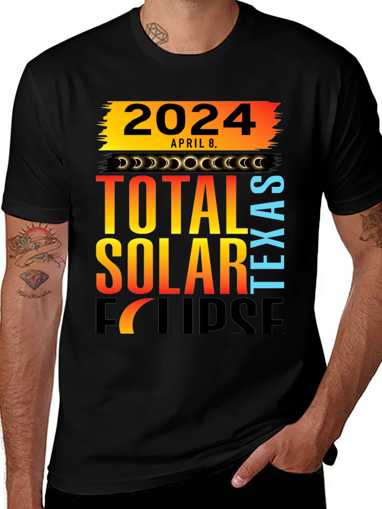 Camiseta Eclipse Solar Total Texas 2024