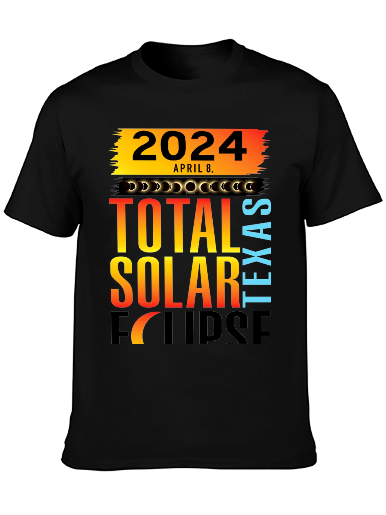 Camiseta Eclipse Solar Total Texas 2024