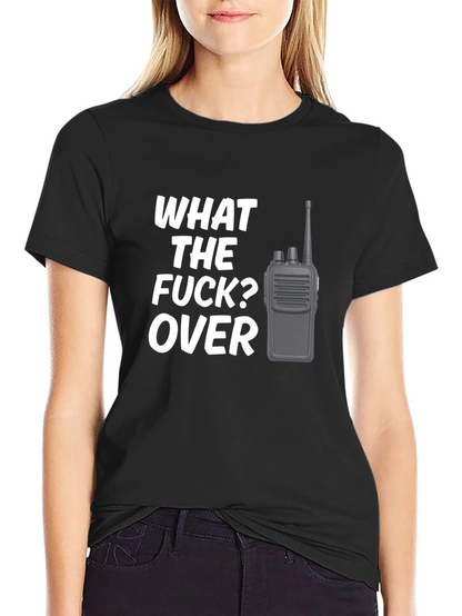 Camiseta Negra: ¿Qué Diablos? ¡Cambio!