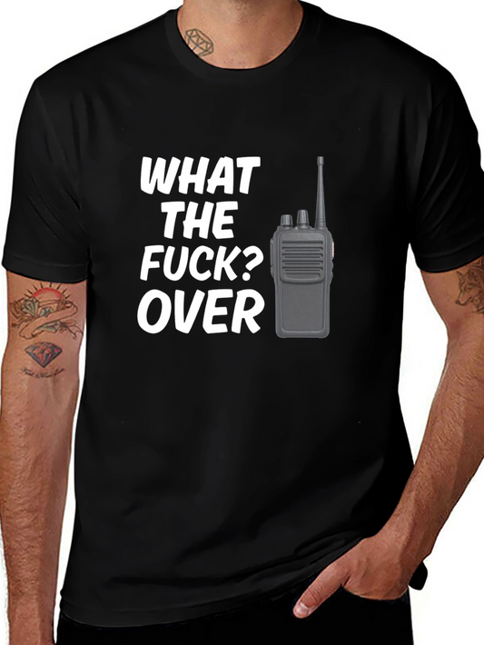Camiseta Negra: ¿Qué Diablos? ¡Cambio!