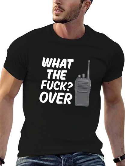 Camiseta Negra: ¿Qué Diablos? ¡Cambio!