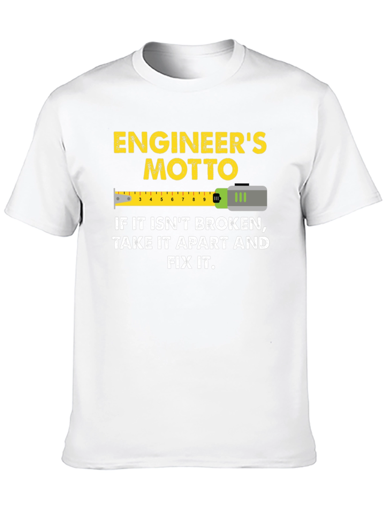 Camiseta Negra: Lema del Ingeniero
