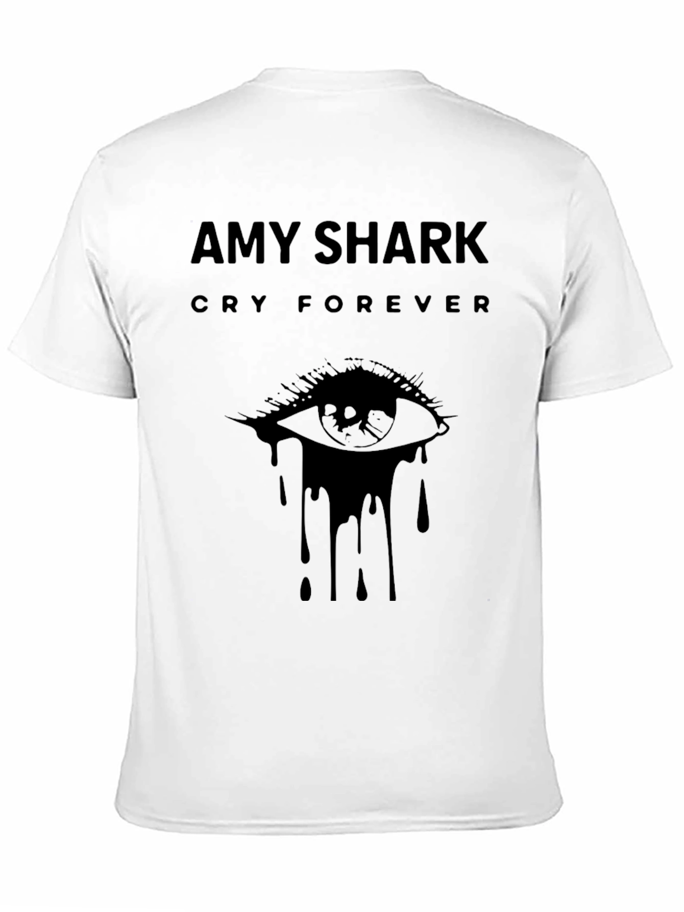 Camiseta Negra Amy Shark Cry Forever Unisex