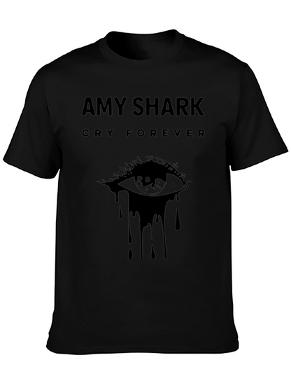 Camiseta Negra Amy Shark Cry Forever Unisex