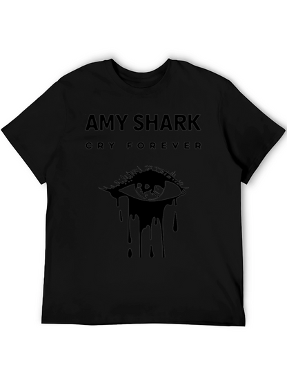 Camiseta Negra Amy Shark Cry Forever Unisex