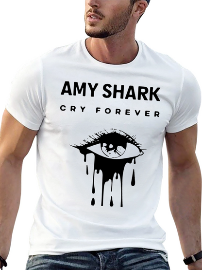 Camiseta Negra Amy Shark Cry Forever Unisex