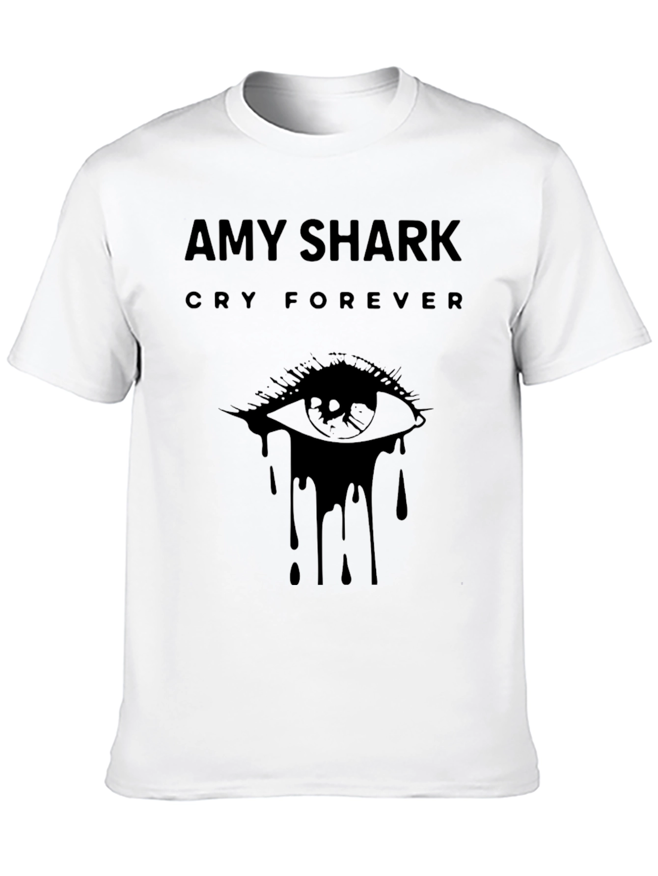 Camiseta Negra Amy Shark Cry Forever Unisex