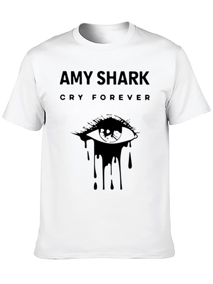Camiseta Negra Amy Shark Cry Forever Unisex