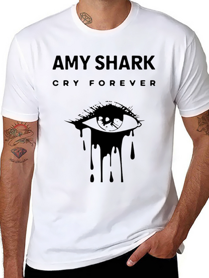 Camiseta Negra Amy Shark Cry Forever Unisex
