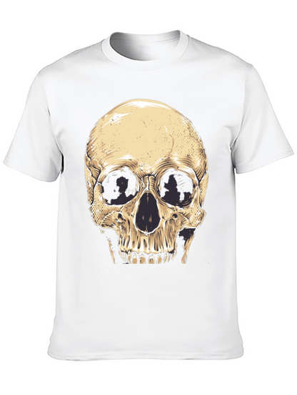 Camiseta Negra con Diseño de Calavera