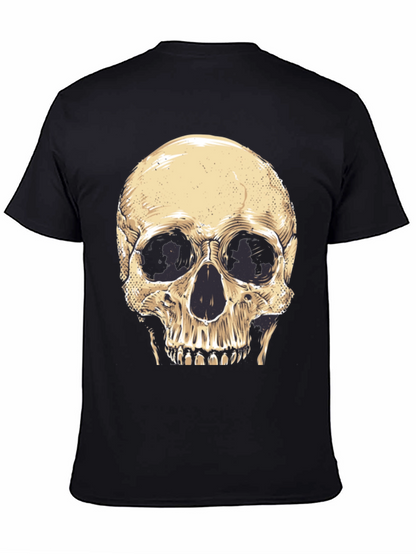 Camiseta Negra con Diseño de Calavera