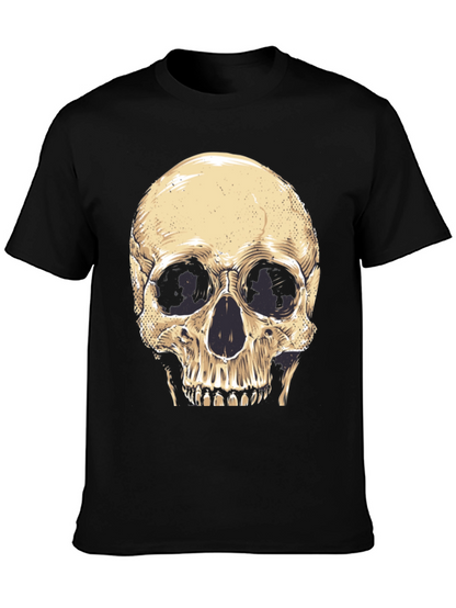 Camiseta Negra con Diseño de Calavera