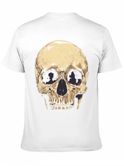 Camiseta Negra con Diseño de Calavera