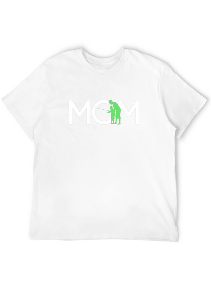 Camiseta Negra MOM - Regalo para Mamá Pescadora