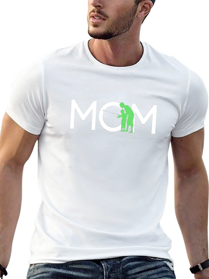 Camiseta Negra MOM - Regalo para Mamá Pescadora