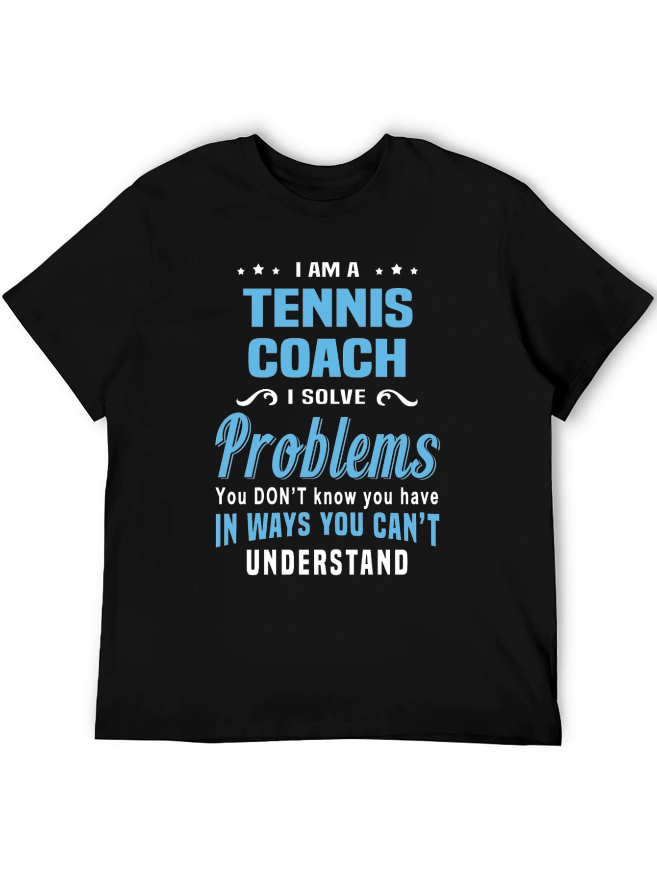 Camiseta Tennis Coach - Solución de Problemas Única